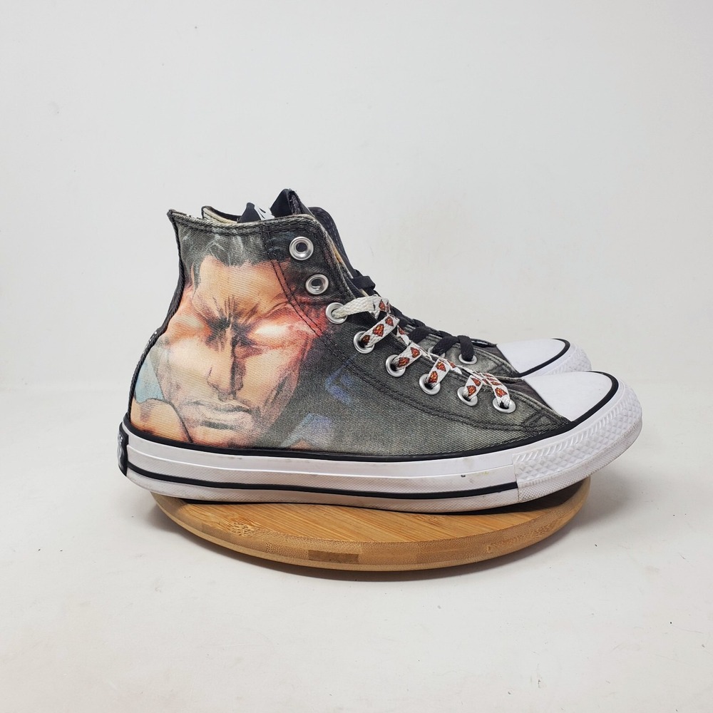 Converse‎ Superman Shoes Womens 9 Vol 1 DC Comics High Top Lace Up Sneakers